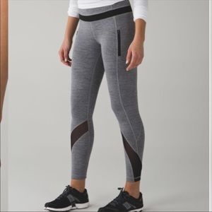 Lululemon Inspire II gray leggings size 6